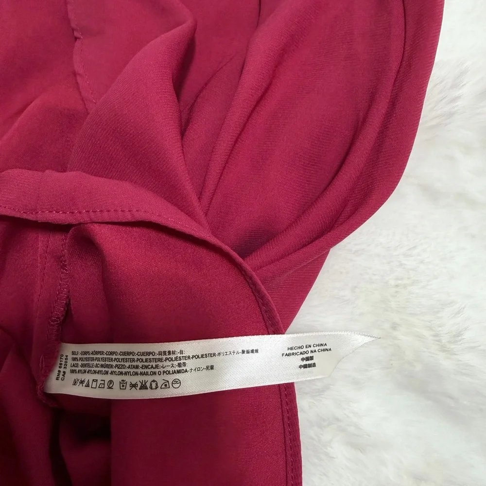 Free People Deep Red Camisole Top